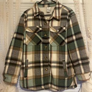 Members Mark Plaid Shacket